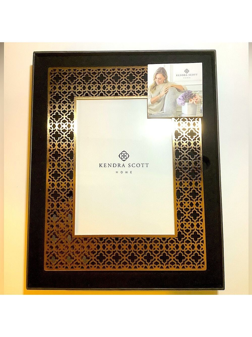 Kendra Scott Home Rose Gold 5 x 7 Filigree Picture Frame New